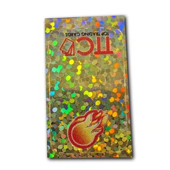 TTC Gold Glitzer Feuerball Magnet Holder Aufkleber Sticker