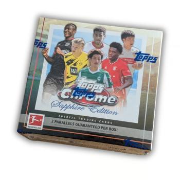 Topps 2020-21 Bundesliga Chrome Sapphire Hobby Box
