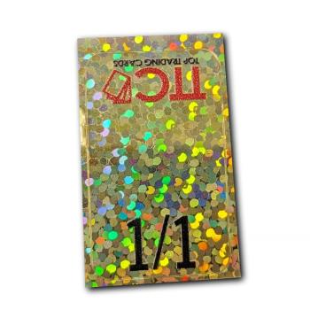 TTC Gold Glitzer 1/1 Magnet Holder Aufkleber Sticker