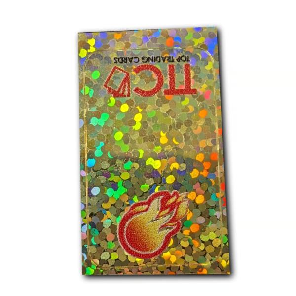 TTC Gold Glitzer Feuerball Magnet Holder Aufkleber Sticker